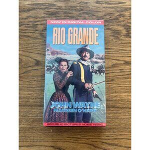 Rio Grande 1990 VHS John Wayne Maureen O'Hara Western Classic Vintage Pre-Owned